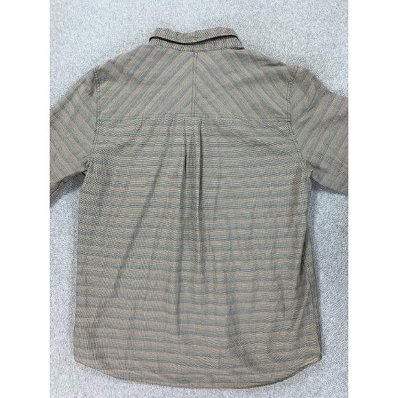 Toad & Co‎ Long Sleeve Button Down Shirt (Men's Large) Tan - Picture 10 of 11